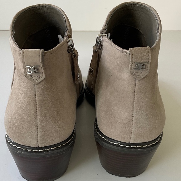 SAM EDELMAN Pryce Tan Waterproof Ankle Boots Size 8.5 Like New Condition - Picture 8 of 8